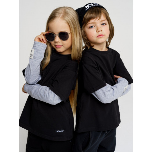 Лонгслив LF Kids, цвет черный