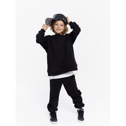 LF kids, костюм облегченный  "Sweatshirt" ( цвет черный).  Арт.  D005