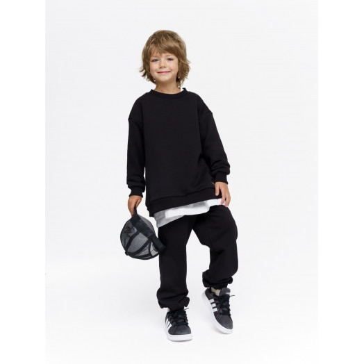 LF kids, костюм облегченный  "Sweatshirt" ( цвет черный).  Арт.  D005