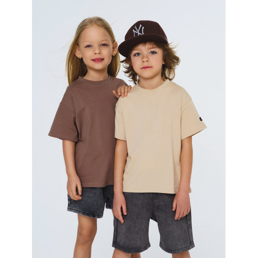 Комплект футболок от LF Kids, беж+капучино