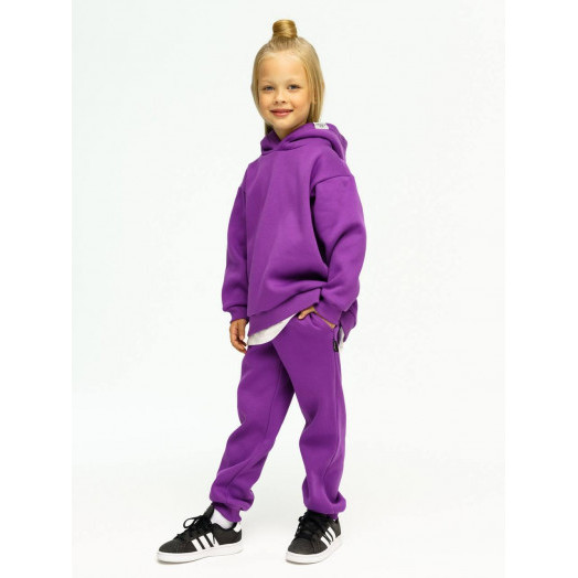 LF Kids, костюм "Over Comfort" с начесом, цвет фиолетовый