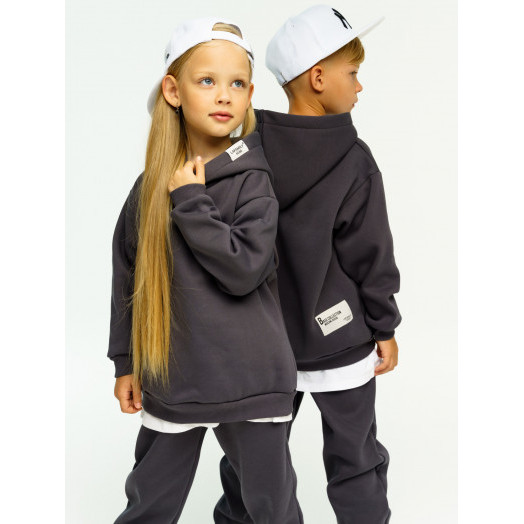 LF Kids, костюм "Over Comfort" с начесом, цвет графит