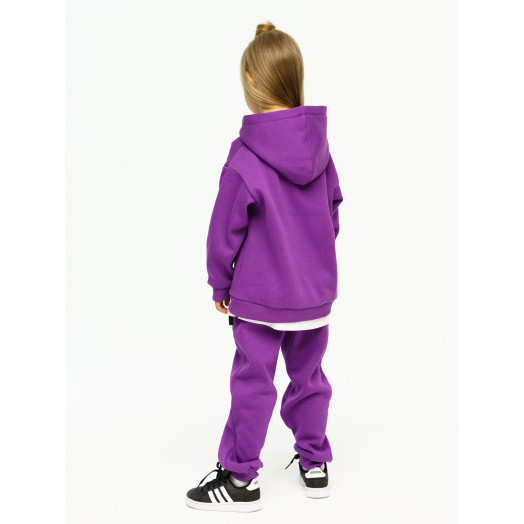 LF Kids, костюм "Over Comfort" с начесом, цвет фиолетовый