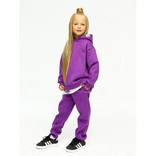 LF Kids, костюм "Over Comfort" с начесом, цвет фиолетовый