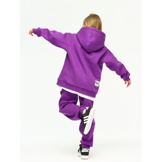 LF Kids, костюм "Over Comfort" с начесом, цвет фиолетовый
