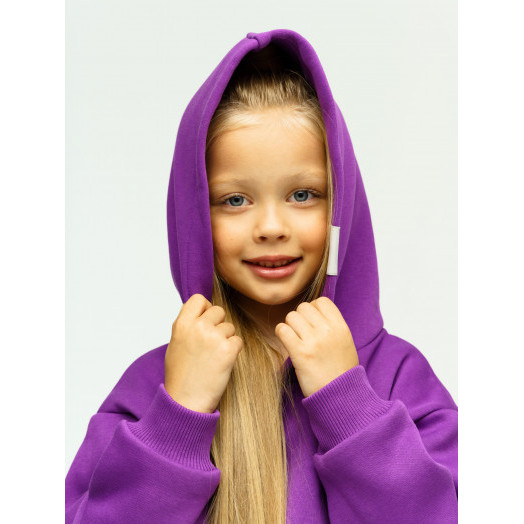 LF Kids, костюм "Over Comfort" с начесом, цвет фиолетовый
