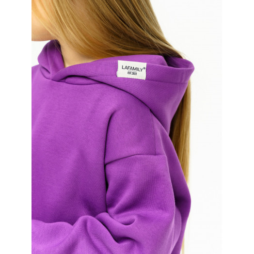 LF Kids, костюм "Over Comfort" с начесом, цвет фиолетовый
