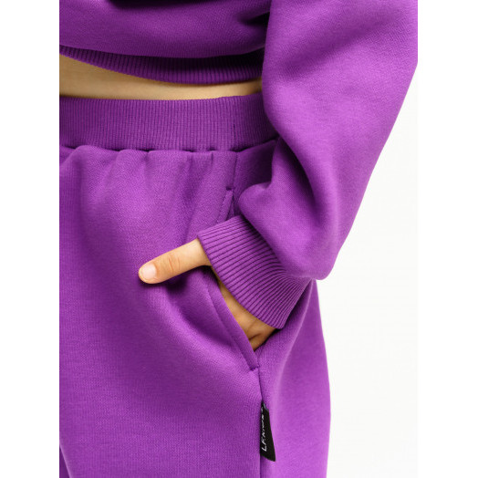 LF Kids, костюм "Over Comfort" с начесом, цвет фиолетовый