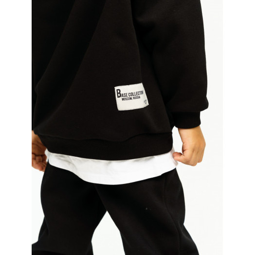 LF Kids, костюм "Over Comfort" с начесом, цвет черный LF Kids, костюм "Over Comfort" с начесом, цвет черный