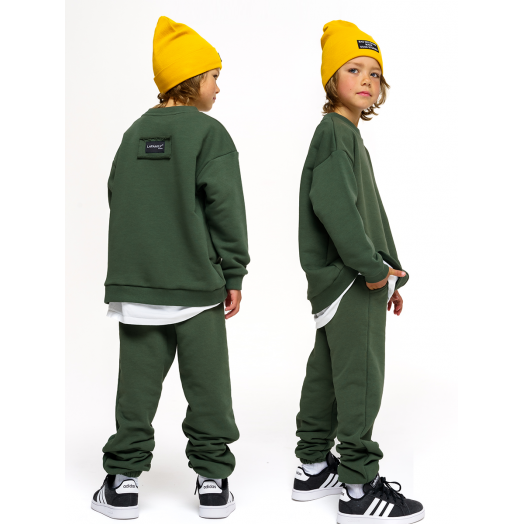 LF kids, костюм облегченный  "Sweatshirt" ( цвет темно-зеленый).  Арт.  D005