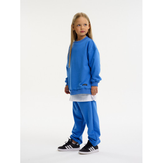 LF kids, костюм облегченный  "Sweatshirt" ( цвет василёк).  Арт.  D005