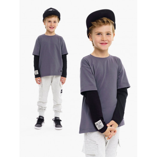 Лонгслив LF Kids, цвет графит