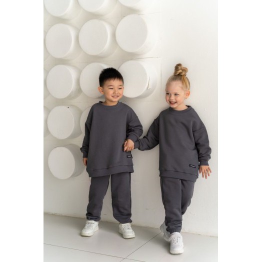 LF kids, костюм облегченный  "Sweatshirt" ( цвет графит).  Арт.  D005
