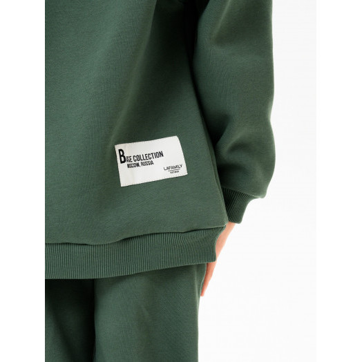 LF Kids, костюм "Over Comfort" с начесом, цвет зеленый