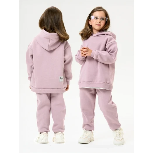 LF Kids, костюм "Over Comfort" с начесом, цвет пудра