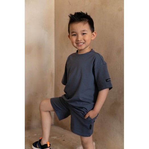 LF kids, костюм летний ( цвет графит)