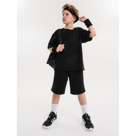 LF kids, костюм летний на подростка Цвет черный