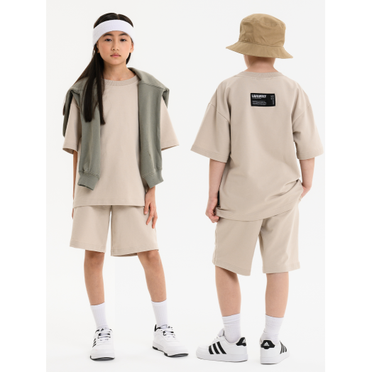 LF kids, костюм летний на подростка Цвет бежевый