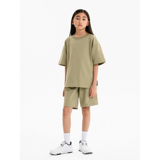 LF kids, костюм летний на подростка Цвет оливка