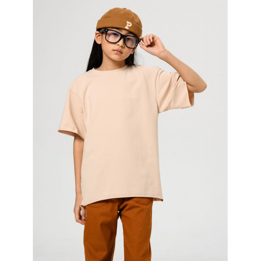 Футболка oversize от LF Kids, цвет кремовый