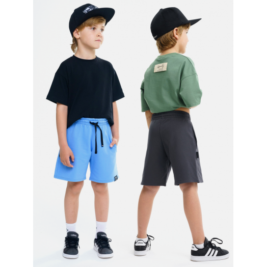 Комплект шорт от LF Kids, цвет графит/голубой