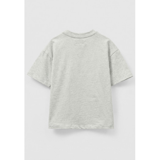 Комплект футболок от LF Kids, цвет голубой+серый меланж