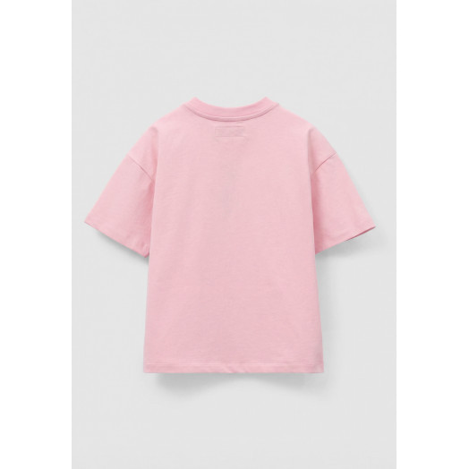 Комплект футболок от LF Kids, цвет розовый+светло-серая
