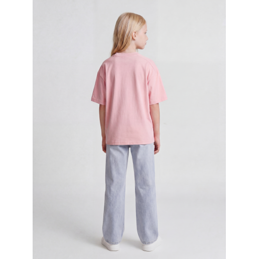 Комплект футболок от LF Kids, цвет розовый+светло-серая