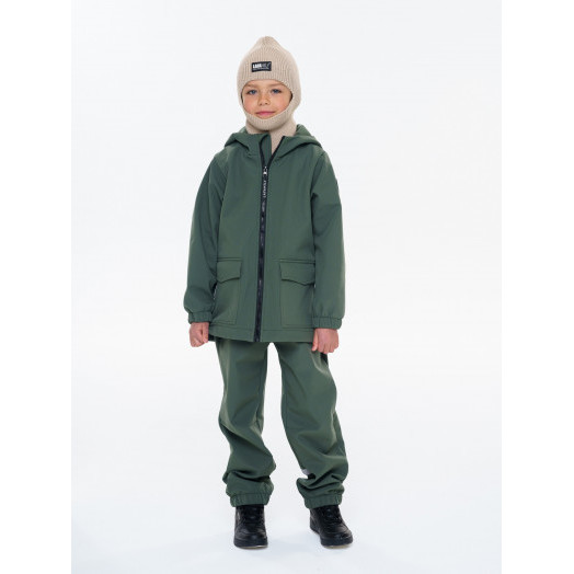 LFkids,  костюм софтшелл непромокаемый цвет оливковый