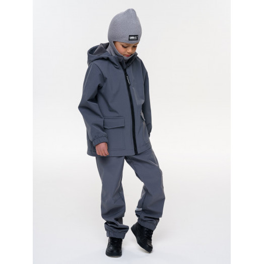 LFkids,  костюм софтшелл непромокаемый цвет серый
