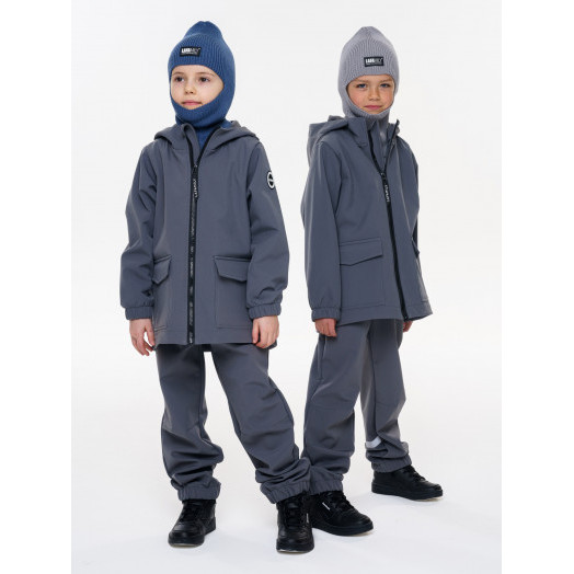 LFkids,  костюм софтшелл непромокаемый цвет серый