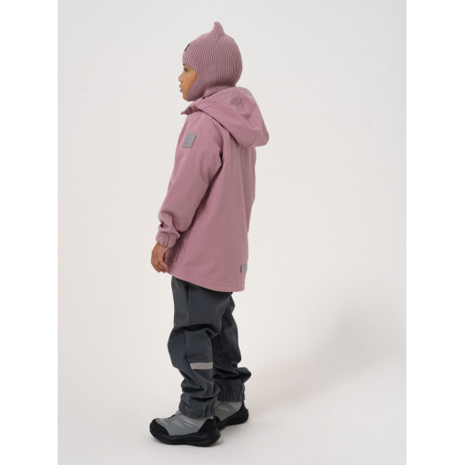 LFkids,  костюм софтшелл непромокаемый цвет розовый + серый