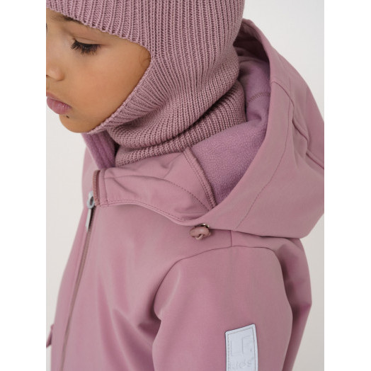 LFkids,  костюм софтшелл непромокаемый цвет розовый + серый