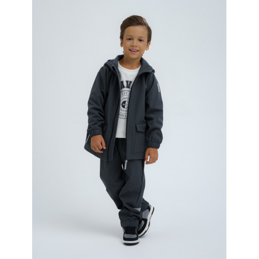 LFkids,  костюм софтшелл непромокаемый цвет графит