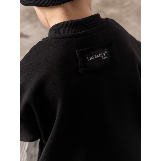 LF kids, костюм облегченный  "Sweatshirt" ( цвет черный).  Арт.  D005