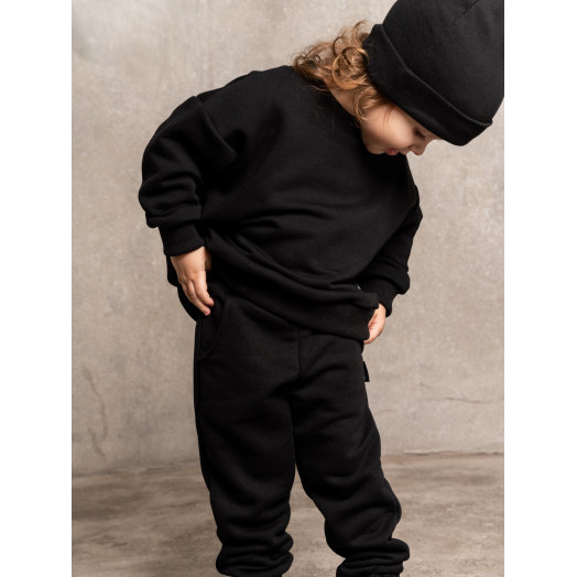 LF kids, костюм облегченный  "Sweatshirt" ( цвет черный).  Арт.  D005