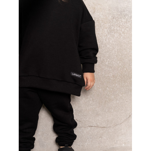 LF kids, костюм облегченный  "Sweatshirt" ( цвет черный).  Арт.  D005