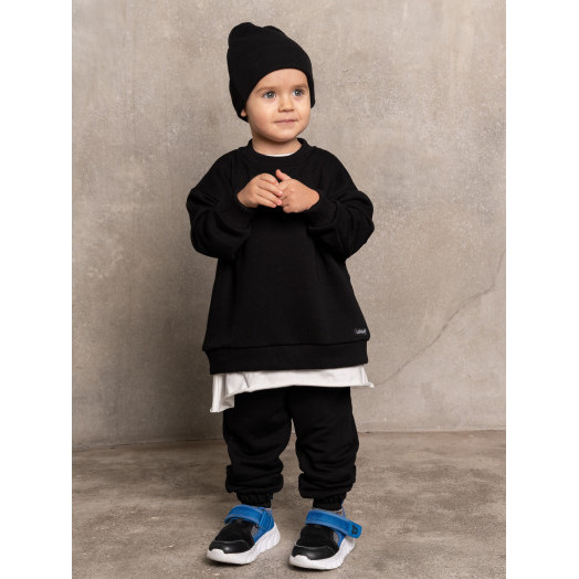 LF kids, костюм облегченный  "Sweatshirt" ( цвет черный).  Арт.  D005