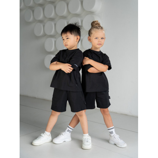 LF kids, костюм летний ( цвет черный)