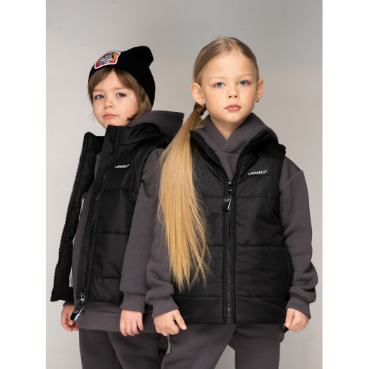LF kids, жилет демисезонный, цвет черный LF kids, жилет демисезонный, цвет черный