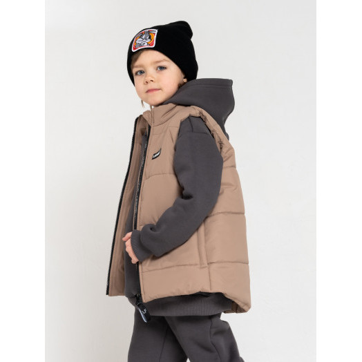 LF kids, жилет демисезонный, цвет бежевый LF kids, жилет демисезонный, цвет бежевый