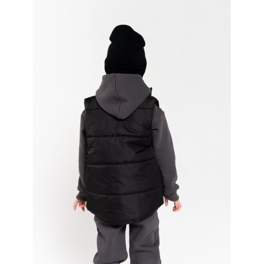 LF kids, жилет демисезонный, цвет черный LF kids, жилет демисезонный, цвет черный