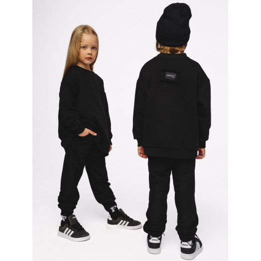 LF kids, костюм облегченный  "Sweatshirt" ( цвет черный).  Арт.  D005