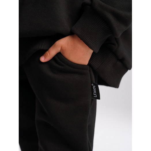 LF kids, костюм облегченный  "Sweatshirt" ( цвет черный).  Арт.  D005