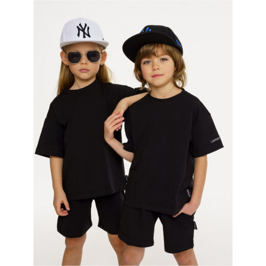 LF kids, костюм летний ( цвет черный)