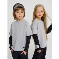 Лонгслив LF Kids, цвет серый