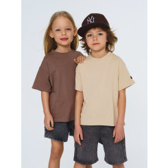 Комплект футболок от LF Kids, беж+капучино