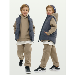 LF kids, жилет демисезонный, цвет графит (темно-серый)