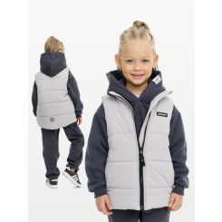 LF kids, жилет демисезонный, цвет светло-серый