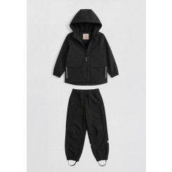 LFkids,  костюм софтшелл непромокаемый цвет черный